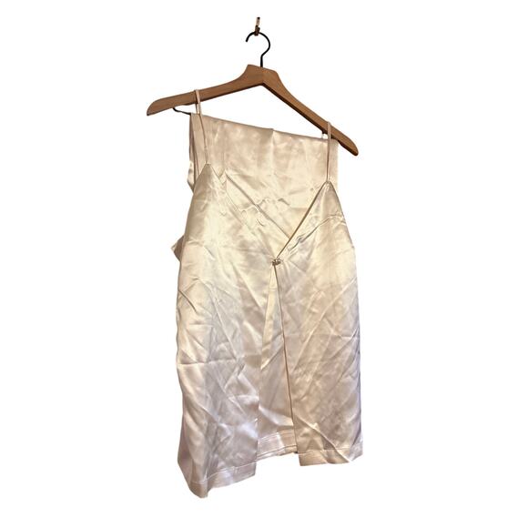 Reformation Madrid Silk Pant Top Set in Ivory NWT - Picture 1 of 6